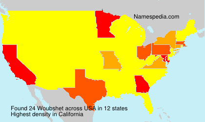 Surname Woubshet in USA Surname Woubshet in USA