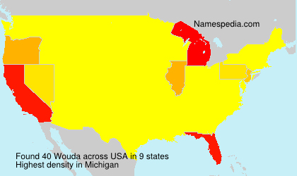 Surname Wouda in USA Surname Wouda in USA