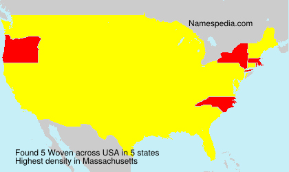 Surname Woven in USA Surname Woven in USA