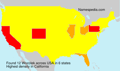 Surname Wozolek in USA Surname Wozolek in USA