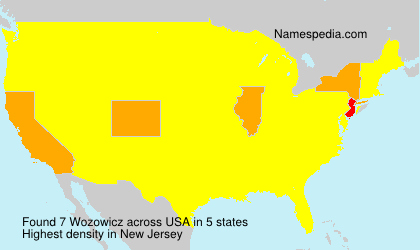 Surname Wozowicz in USA Surname Wozowicz in USA