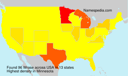 Surname Wrase in USA Surname Wrase in USA