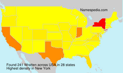 Surname Wratten in USA Surname Wratten in USA