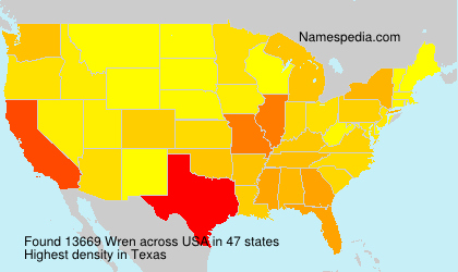 Surname Wren in USA Surname Wren in USA