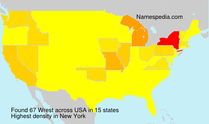 Surname Wrest in USA Surname Wrest in USA