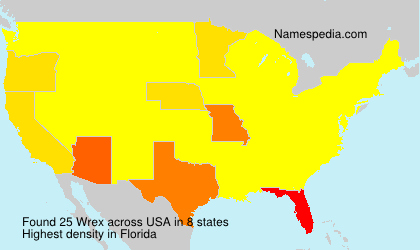 Surname Wrex in USA Surname Wrex in USA