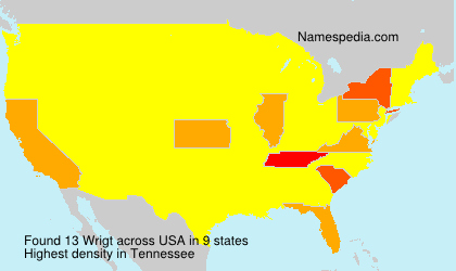 Surname Wrigt in USA Surname Wrigt in USA