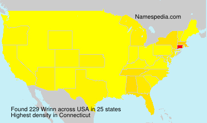 Surname Wrinn in USA Surname Wrinn in USA