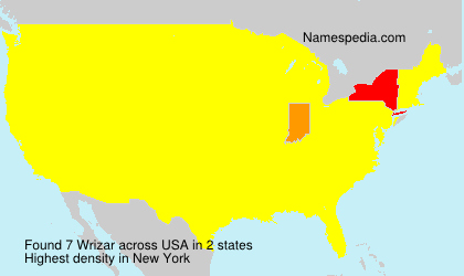 Surname Wrizar in USA Surname Wrizar in USA
