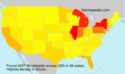 Surname Wroblewski in USA Surname Wroblewski in USA