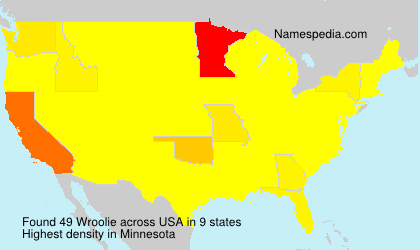 Surname Wroolie in USA Surname Wroolie in USA
