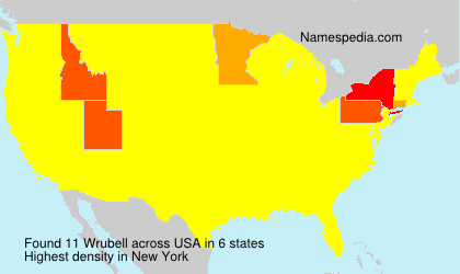 Surname Wrubell in USA Surname Wrubell in USA