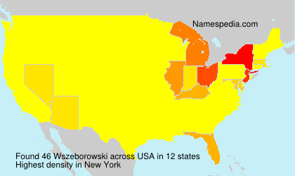Surname Wszeborowski in USA Surname Wszeborowski in USA