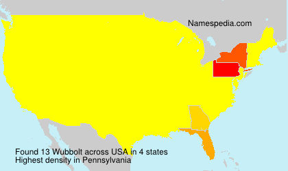 Surname Wubbolt in USA Surname Wubbolt in USA