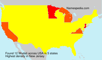 Surname Wudali in USA Surname Wudali in USA