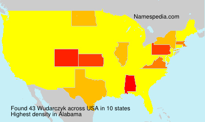 Surname Wudarczyk in USA Surname Wudarczyk in USA
