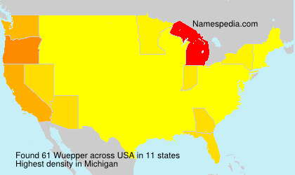 Surname Wuepper in USA Surname Wuepper in USA