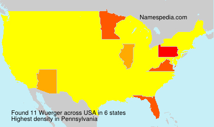 Surname Wuerger in USA Surname Wuerger in USA