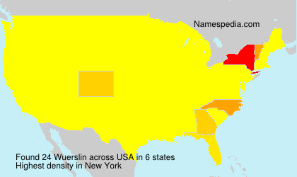 Surname Wuerslin in USA Surname Wuerslin in USA