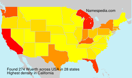 Surname Wuerth in USA Surname Wuerth in USA