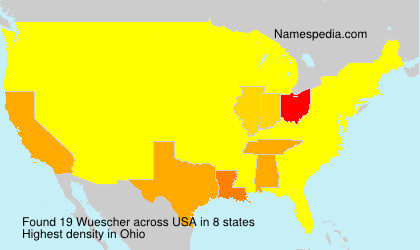 Surname Wuescher in USA Surname Wuescher in USA