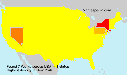 Surname Wufka in USA