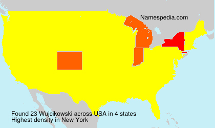 Surname Wujcikowski in USA Surname Wujcikowski in USA