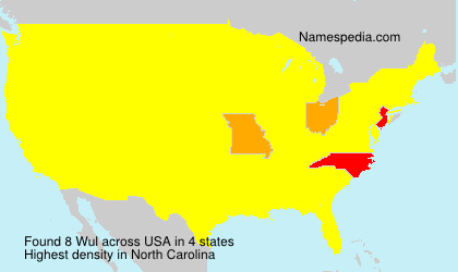 Surname Wul in USA Surname Wul in USA