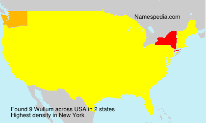 Surname Wullum in USA