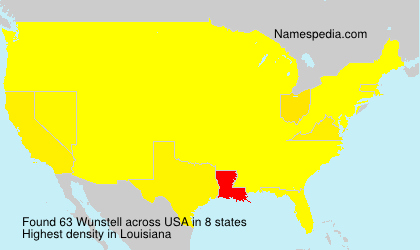 Surname Wunstell in USA Surname Wunstell in USA