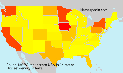 Surname Wurzer in USA Surname Wurzer in USA