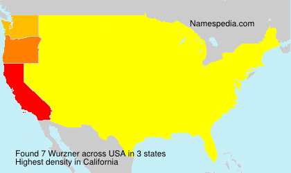 Surname Wurzner in USA Surname Wurzner in USA