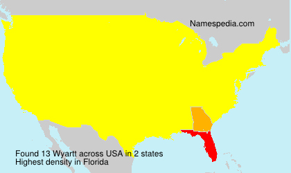 Surname Wyartt in USA