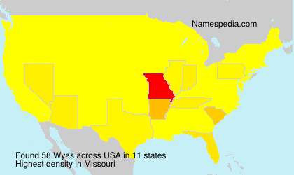 Surname Wyas in USA