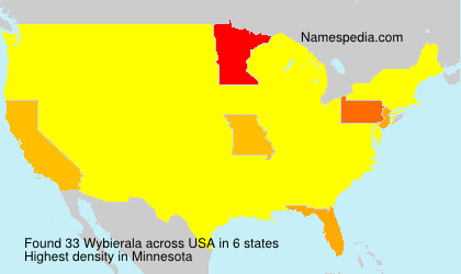 Surname Wybierala in USA