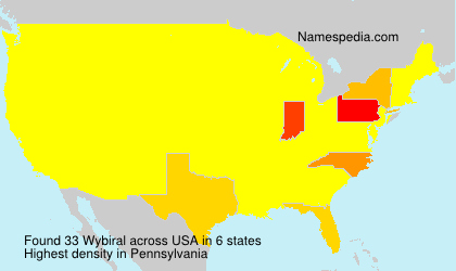 Surname Wybiral in USA