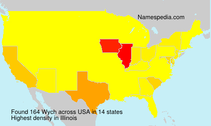 Surname Wych in USA Surname Wych in USA