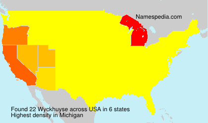 Surname Wyckhuyse in USA Surname Wyckhuyse in USA