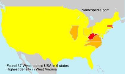 Surname Wyco in USA