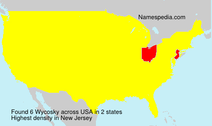 Surname Wycosky in USA