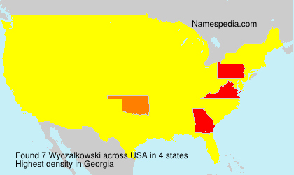 Surname Wyczalkowski in USA