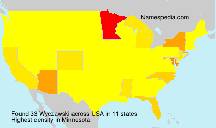 Surname Wyczawski in USA Surname Wyczawski in USA