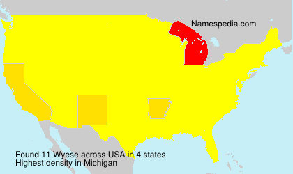 Surname Wyese in USA Surname Wyese in USA