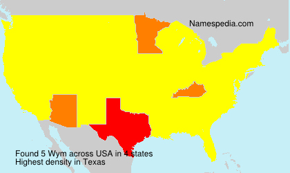 Surname Wym in USA