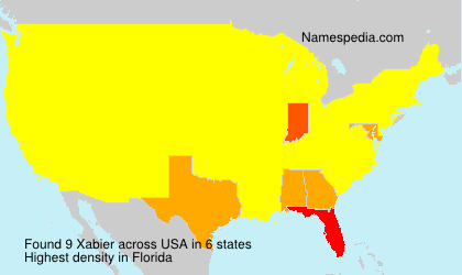 Surname Xabier in USA Surname Xabier in USA