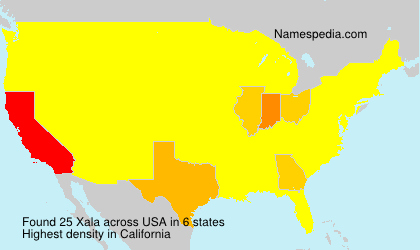 Surname Xala in USA