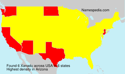 Surname Xanadu in USA Surname Xanadu in USA