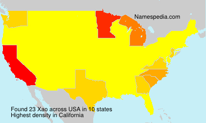 Surname Xao in USA Surname Xao in USA