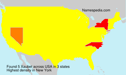 Surname Xaubet in USA Surname Xaubet in USA