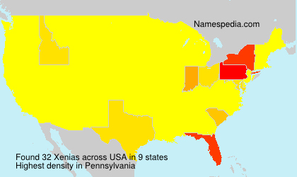 Surname Xenias in USA Surname Xenias in USA